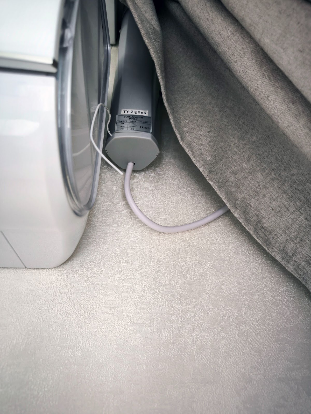 Bedroom curtain drive