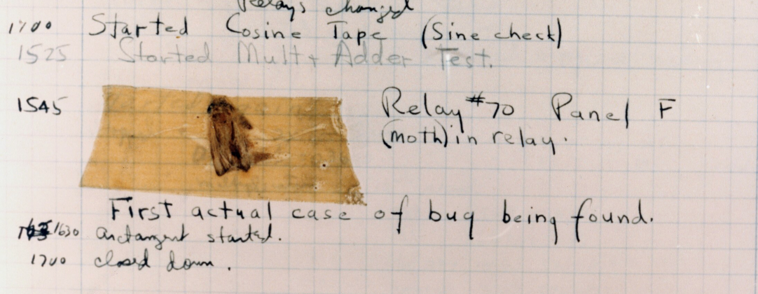 First actual case of bug being found.