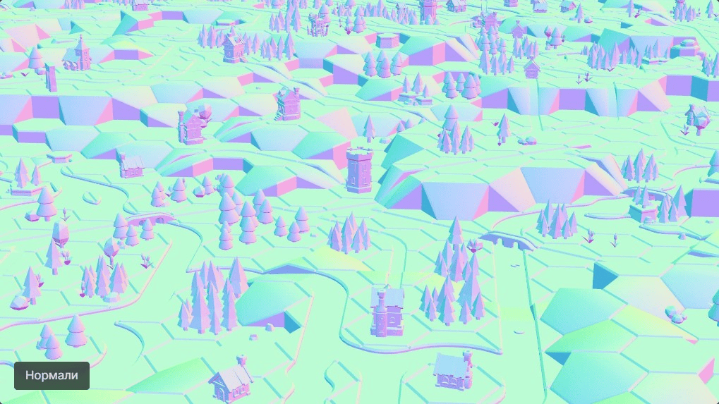 Map generation animation