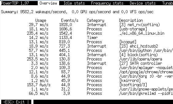 iftop utility screenshot