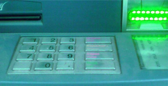 Protruding ATM buttons