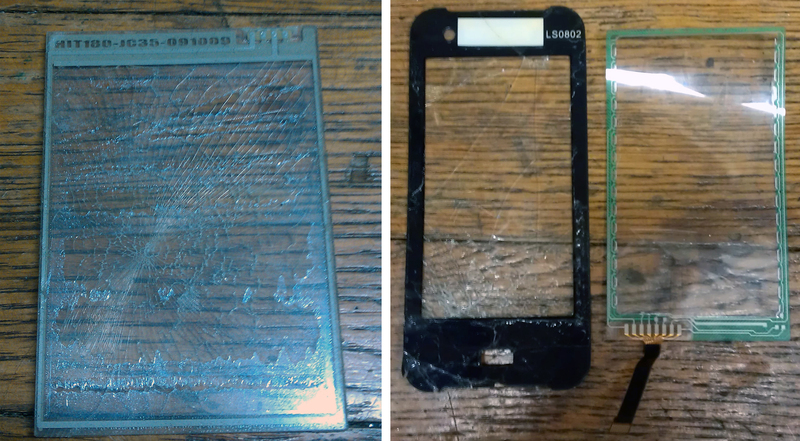 Left: Chinese phone sensor; Right: Korean phone sensor