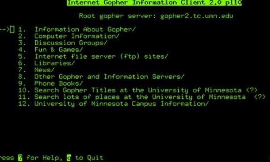 Illustration for What Would the Web Look Like If Gopher Had Won Instead of WWW