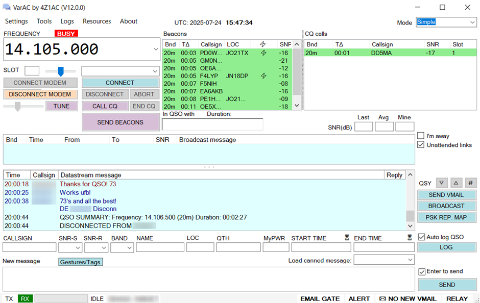 VARA protocol reliability
