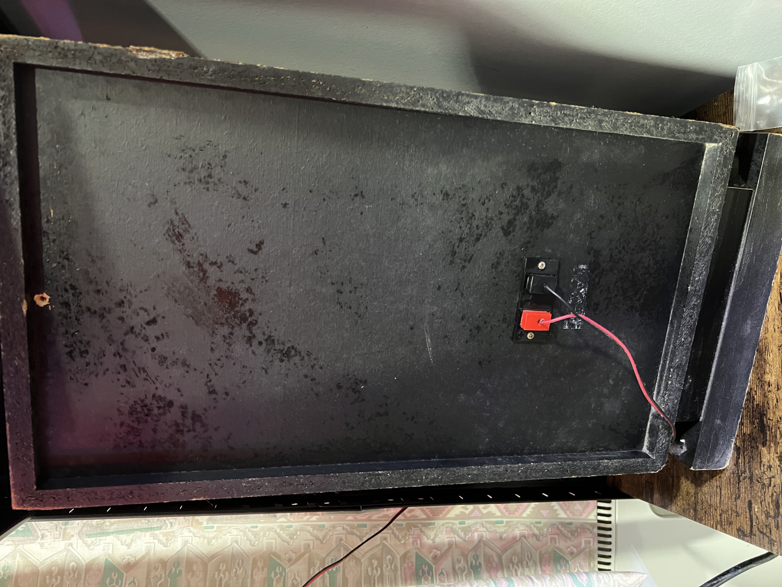 Cleaned speaker setup