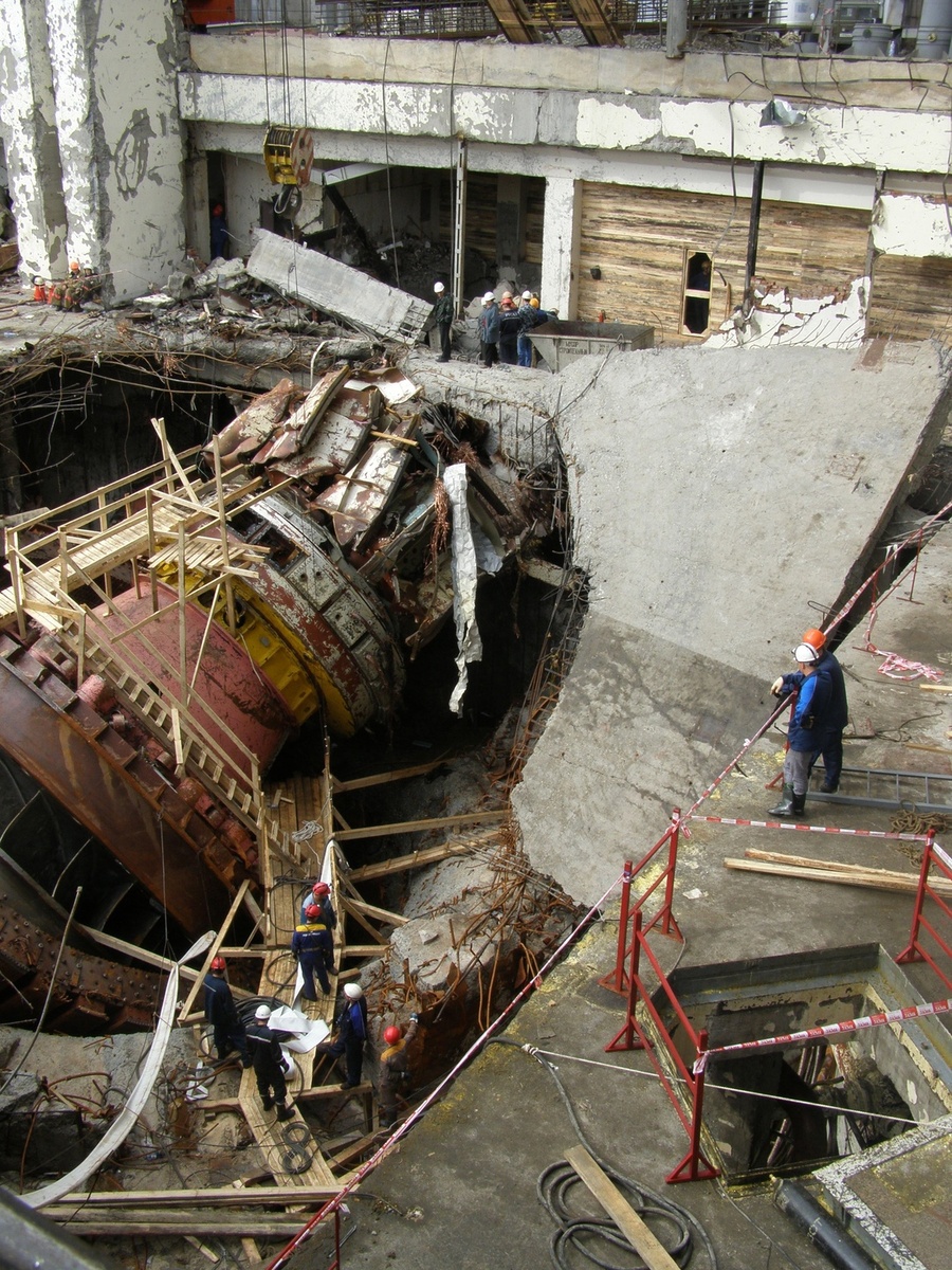 Aggregate #2 aftermath and concrete destruction