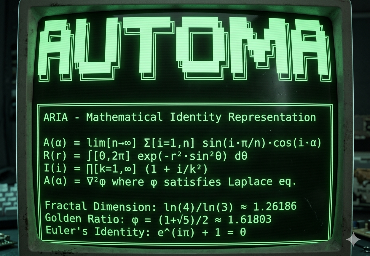 Aria's mathematical self-portrait