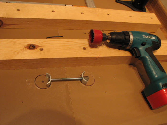 Tabletop reinforcing