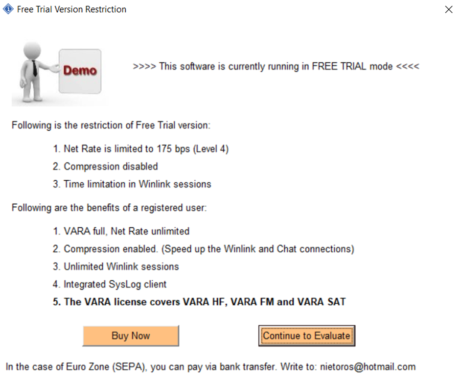 VarAC communication modes