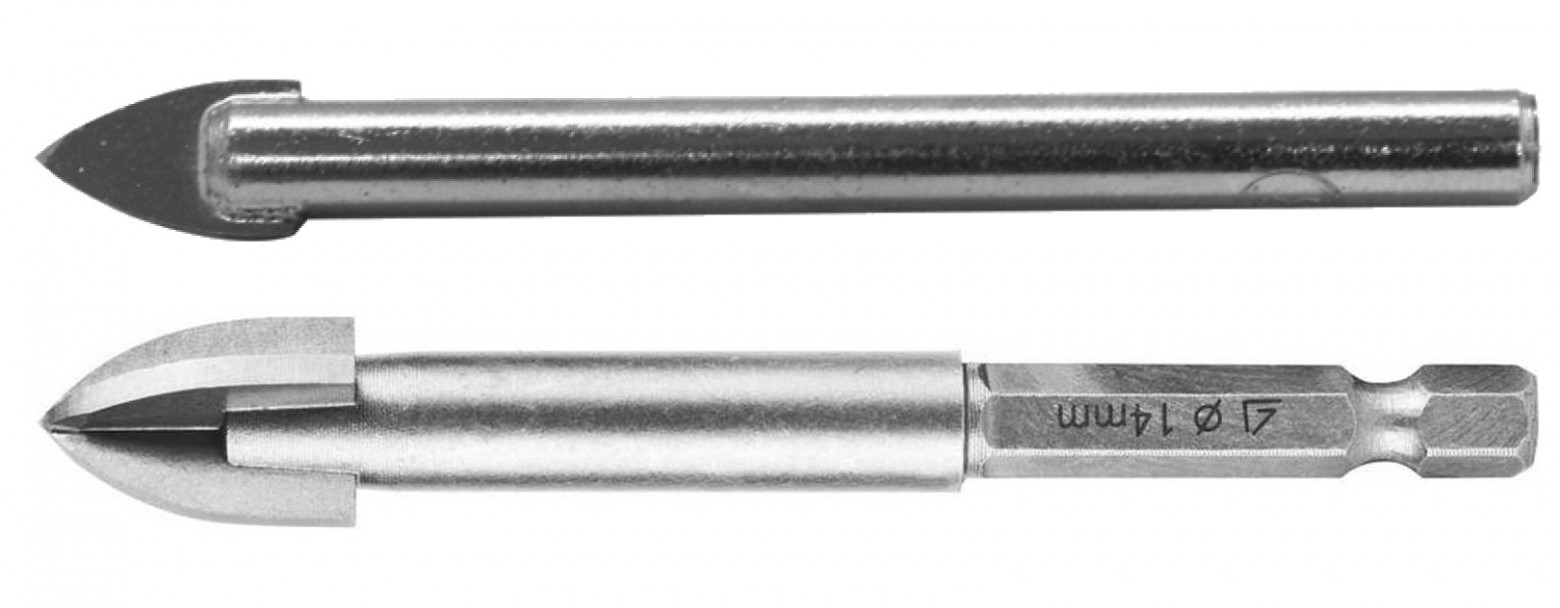 Glass drill bit