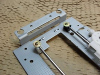 Cartridge assembly with glue