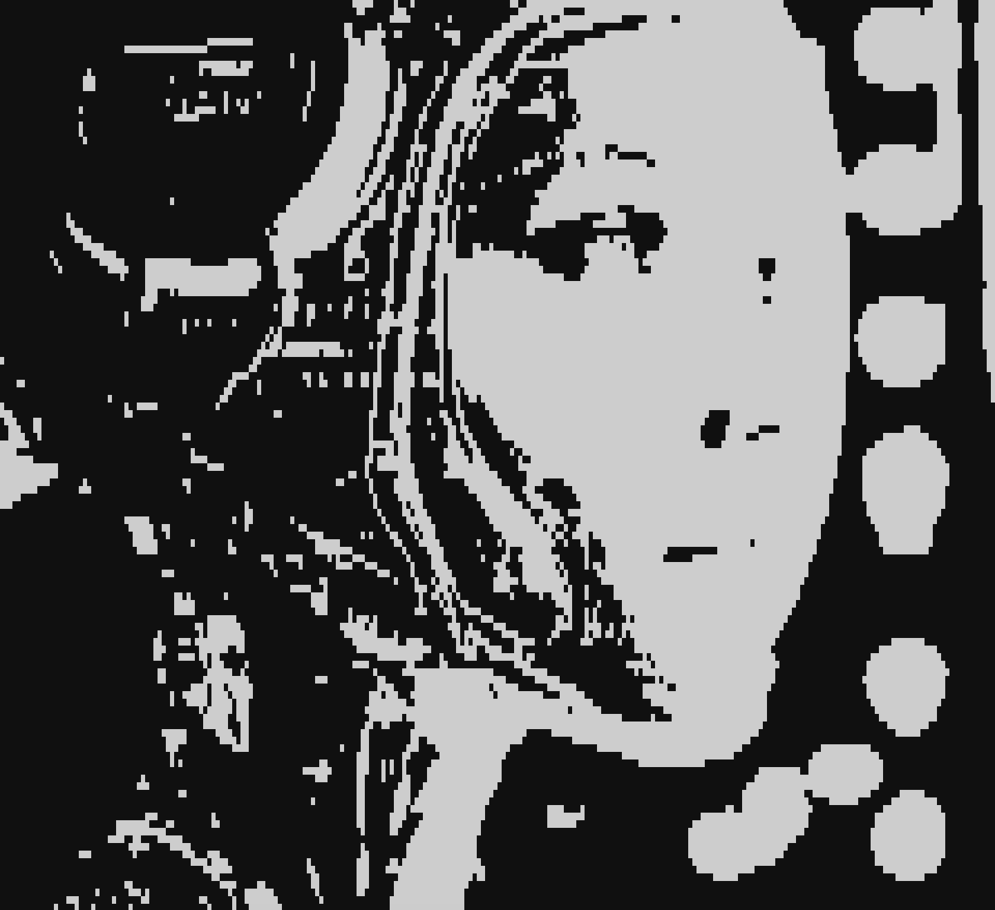 Grayscale color rendering