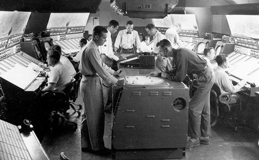 Air traffic control station, 1960s