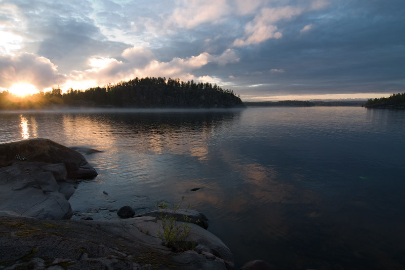 Working on the island