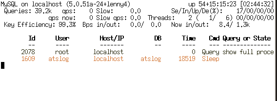 sntop utility screenshot