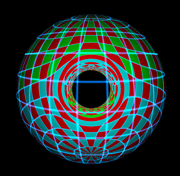 Gravitational lensing visualization