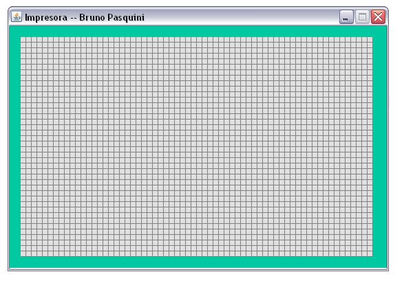 Printed output sample