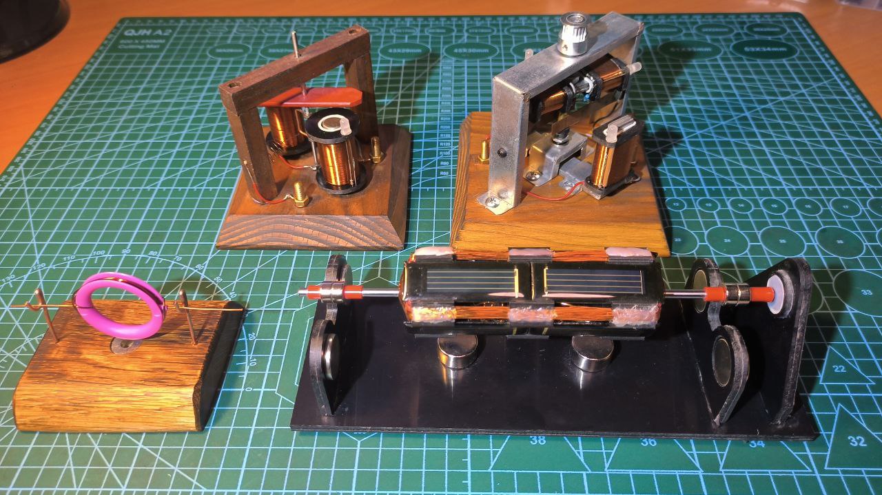 Homemade electric motors