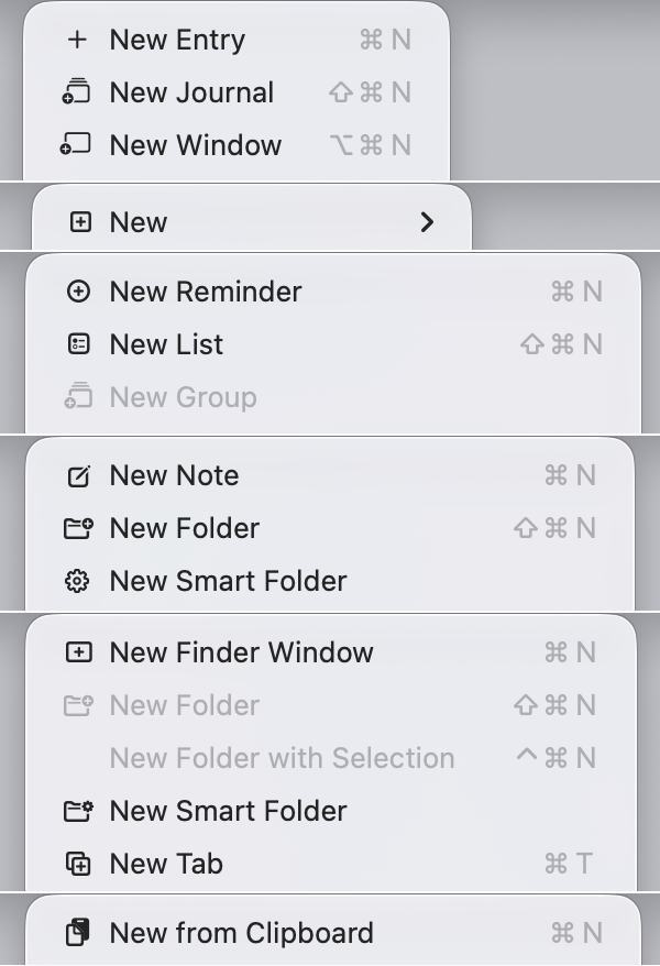 Icon size comparison