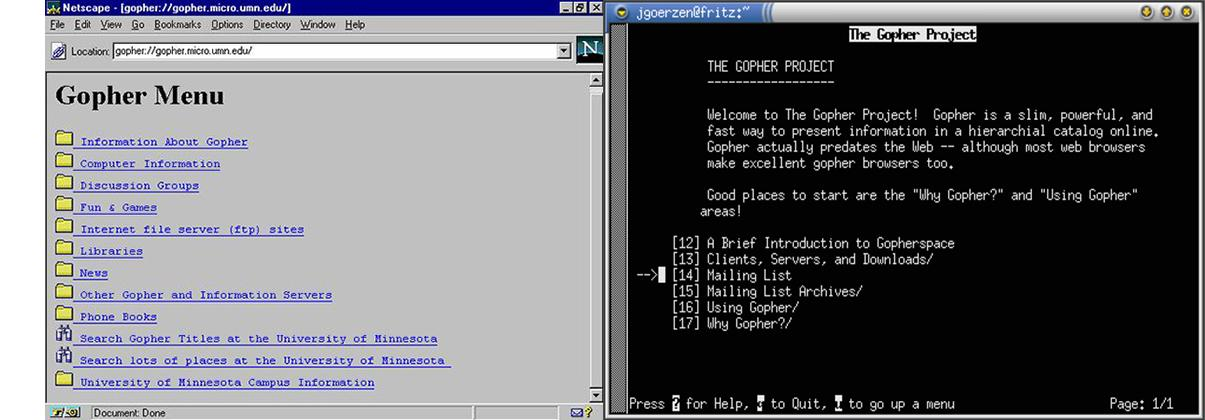 Illustration for What Would the Web Look Like If Gopher Had Won Instead of WWW