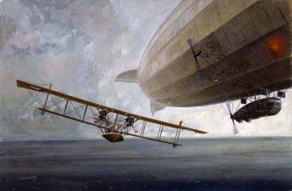 Перехват L-22 гидропланом Curtiss Model H-12