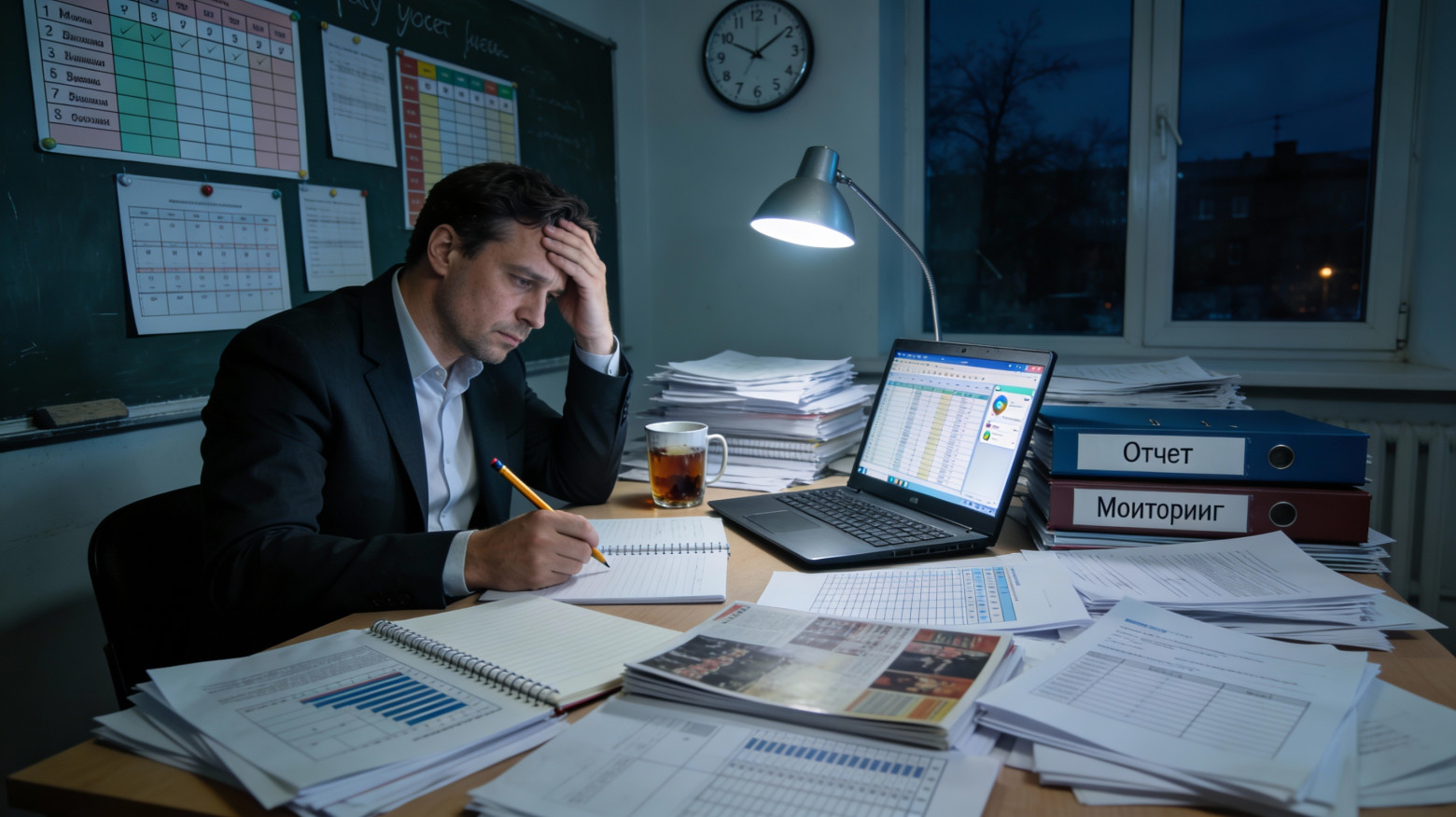 Russian school statistics on teacher shortage