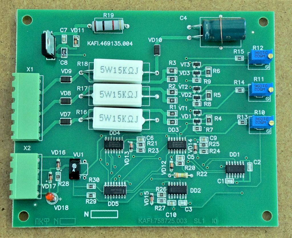 Phase control board