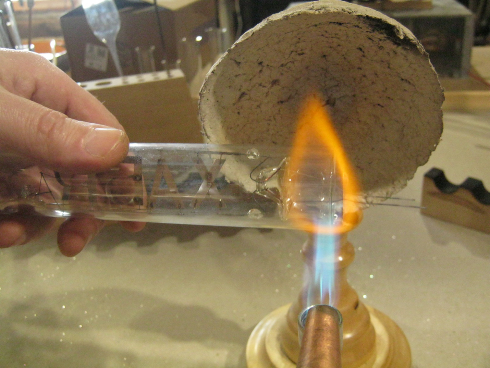 Full lamp view powered on