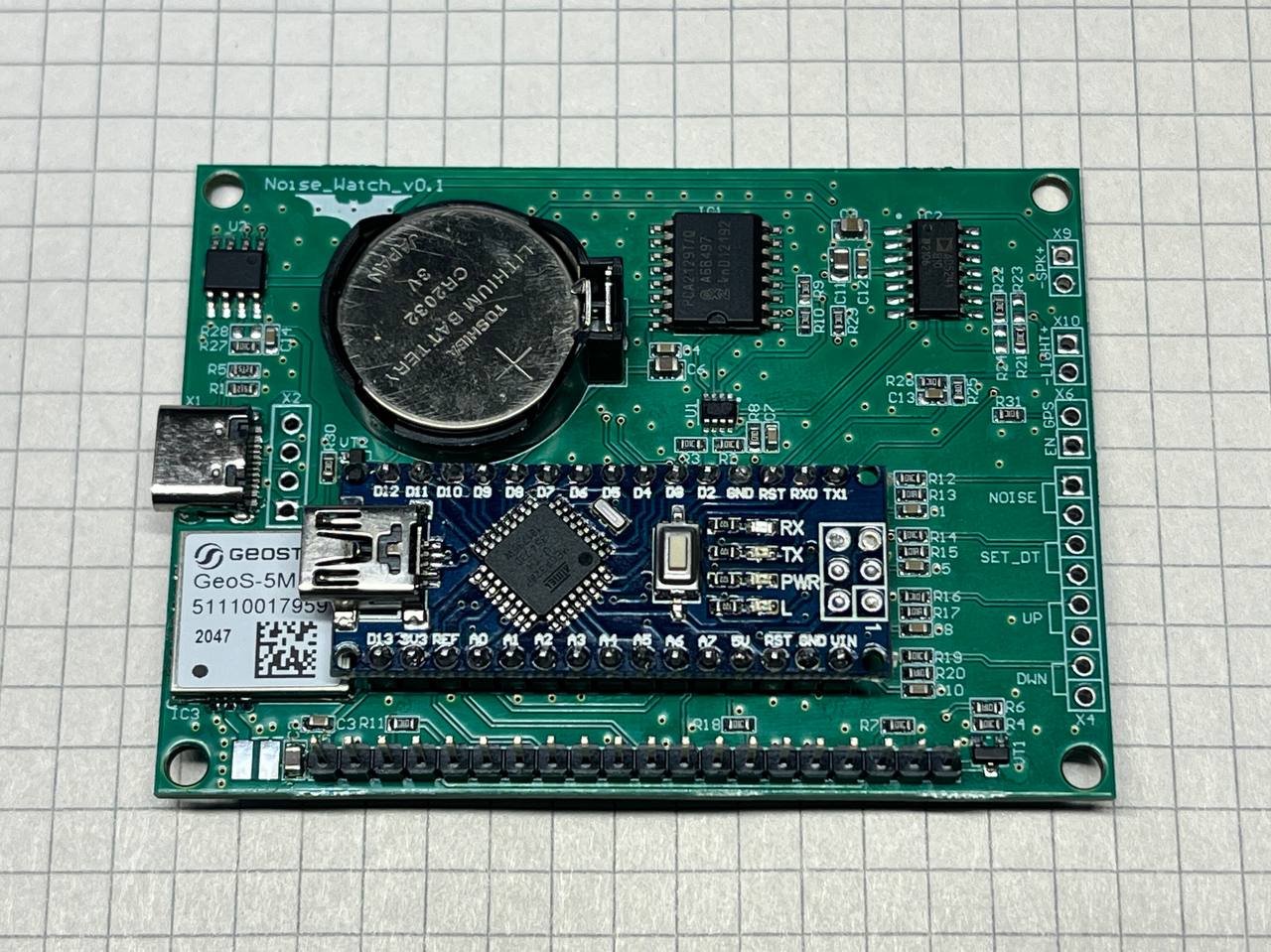 Soldered board