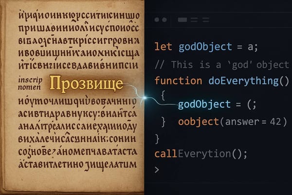 Why the Best Programmers Are Linguists (Without Knowing It). What Do the Variable 'temp' and the Nickname 'Specs' Have in Common?