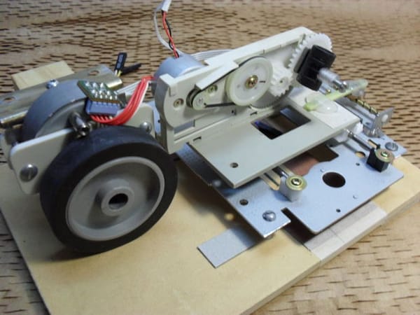 A Printer Made From a CD-ROM Drive