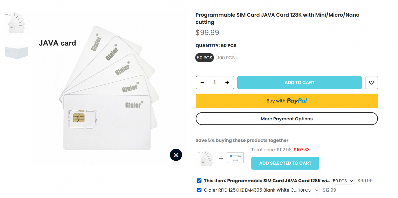 Illustration for Writing an application for a SIM card